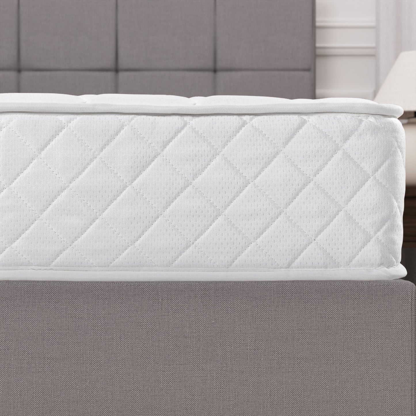8in Quilted Hybrid of Comfort Foam and Pocket Spring Mattress, King