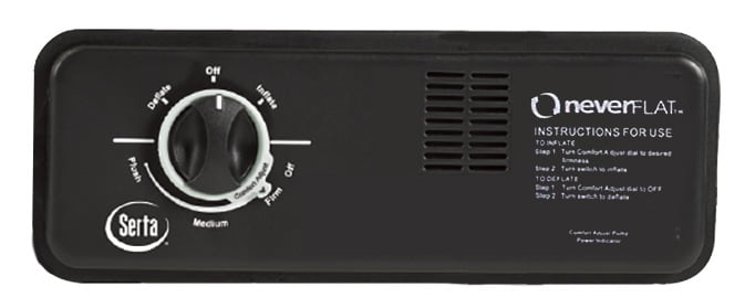 Comfortable Serta EZ Bed Queen Size with NeverFlat Pump and Automatic Self-Inflate