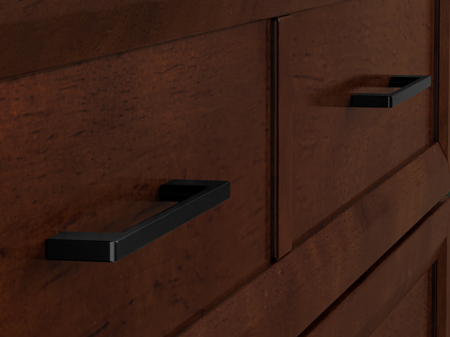 AFI Santa Fe Full Wood Murphy Bed Chest with Mattress and Built-in Charger, Walnut