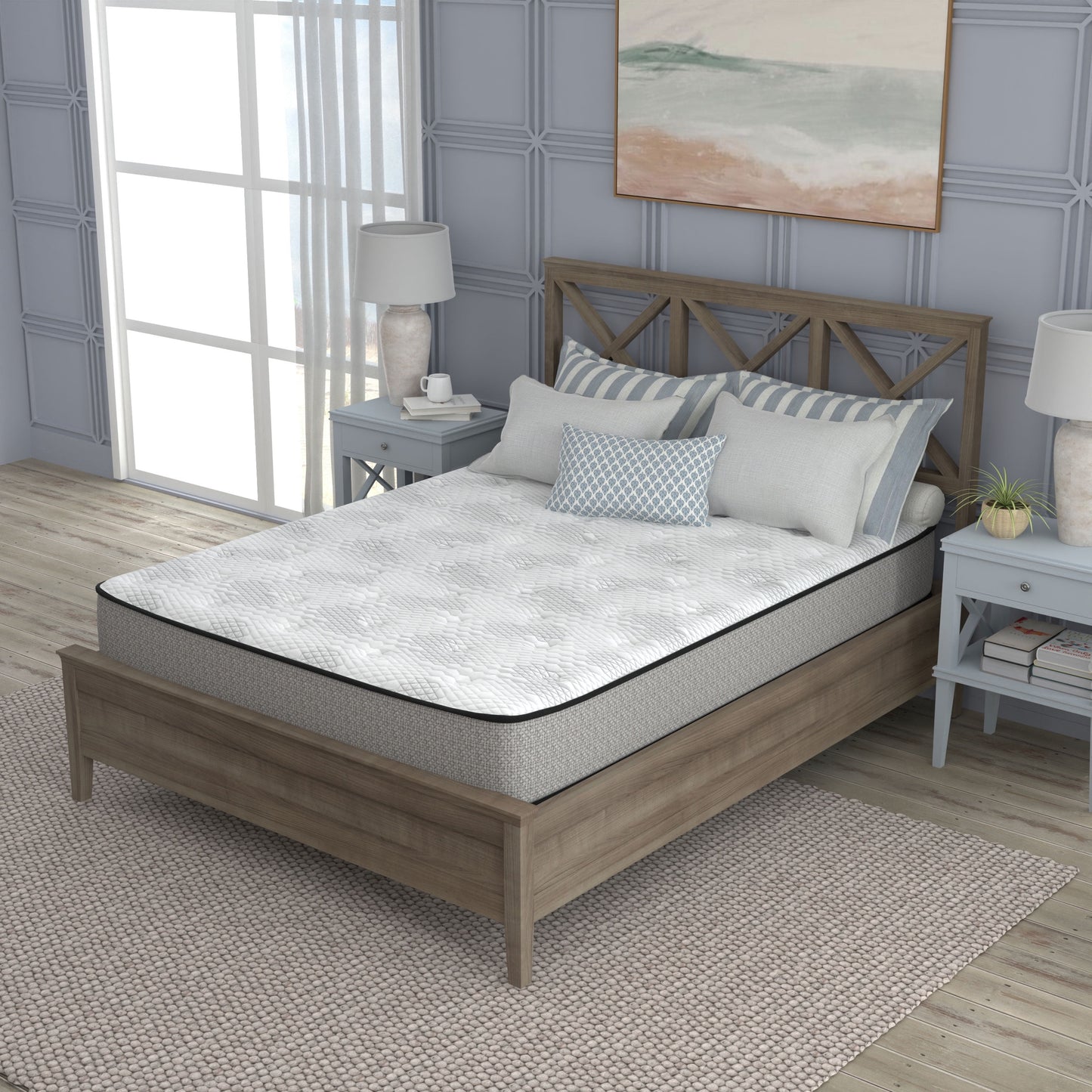 Sleep Inc. 10 Inch Medium Firm Hybrid Mattress, King