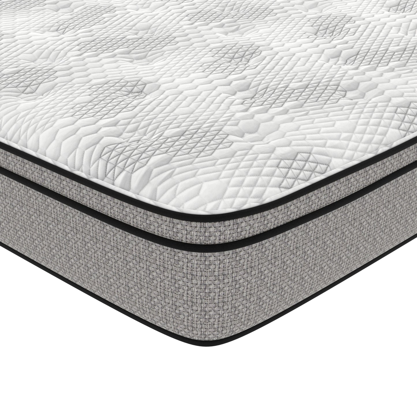 Sleep Inc. 12 Inch Medium Firm Hybrid Mattress, California King