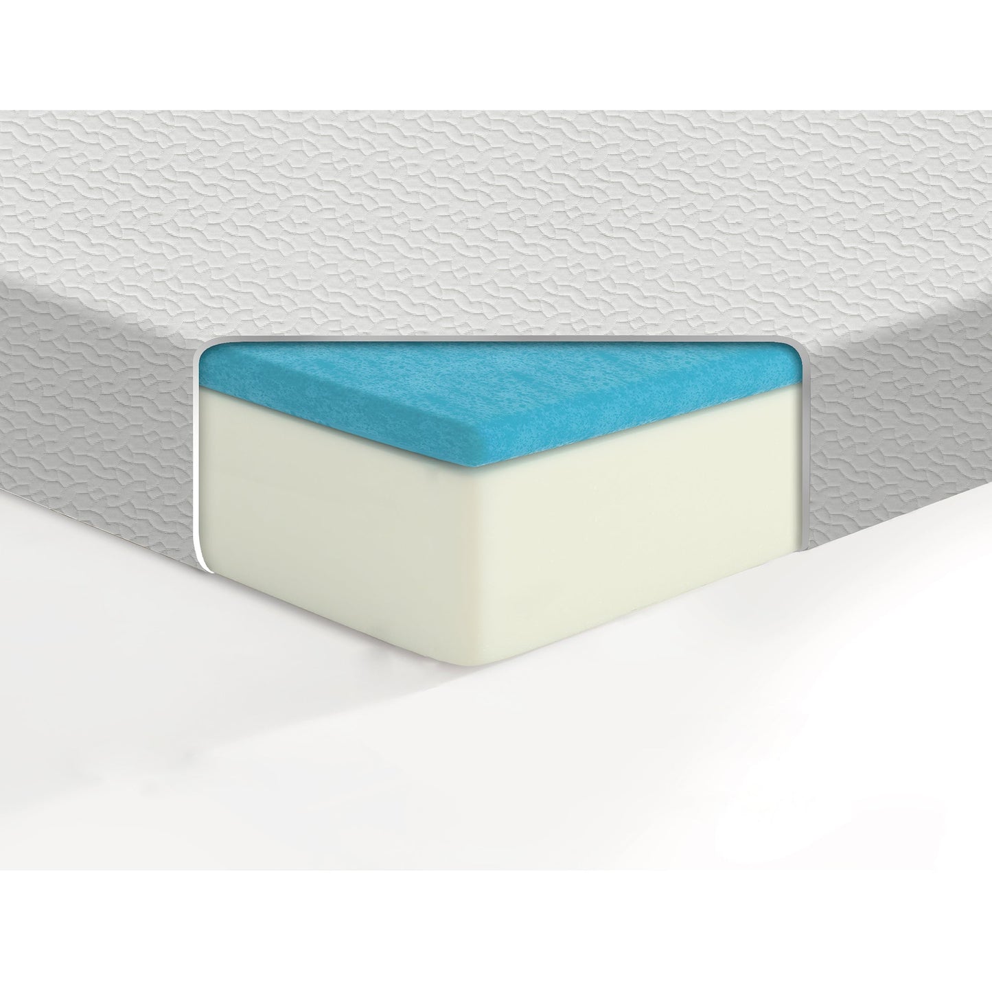 OakvillePark Malden 6-Inch Gel Infused Memory Foam Mattress, Twin