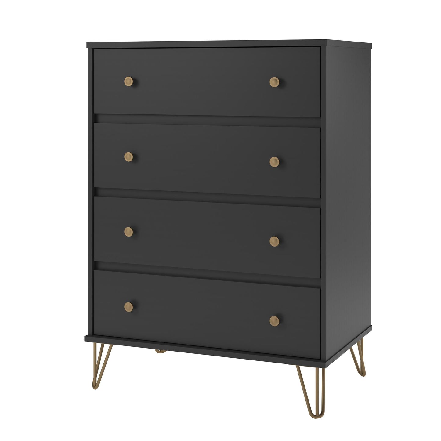 Novogratz Owen Mid-Century Modern 4 Drawer Dresser