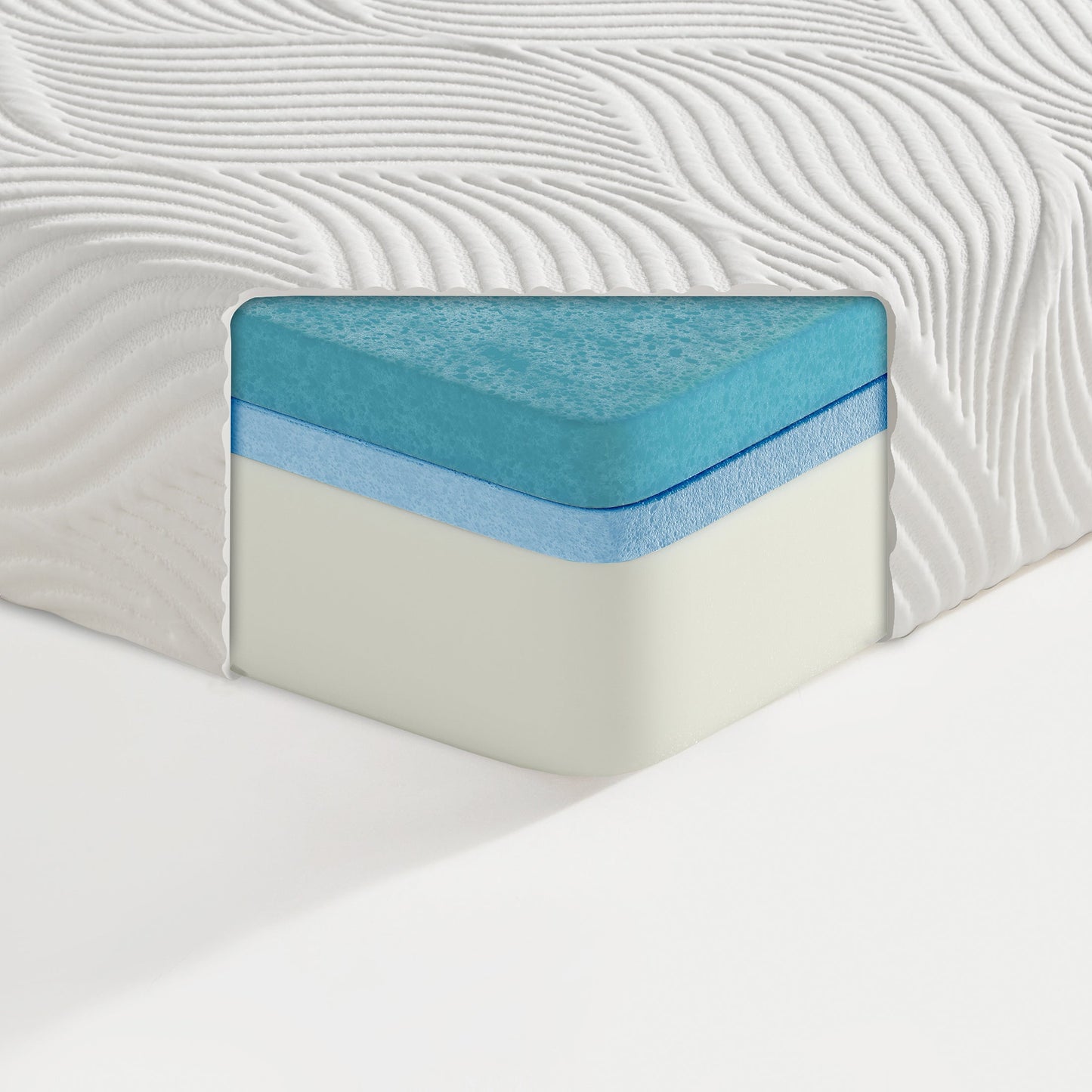 OakvillePark Malden 10-Inch Gel Infused Memory Foam Mattress, King