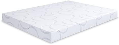 sleeplace svc07fm02f mattress, 7 inch, white
