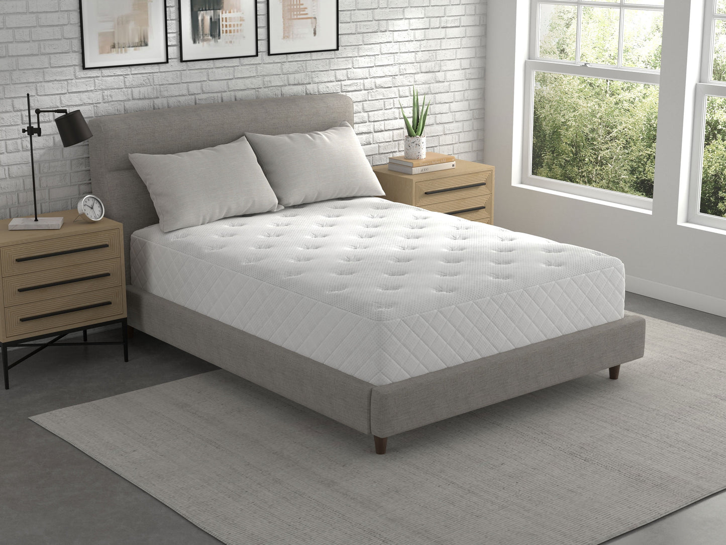 SleepFresh Clean, Cool & Firm 12in Medium Hybrid Full Bed Mattress