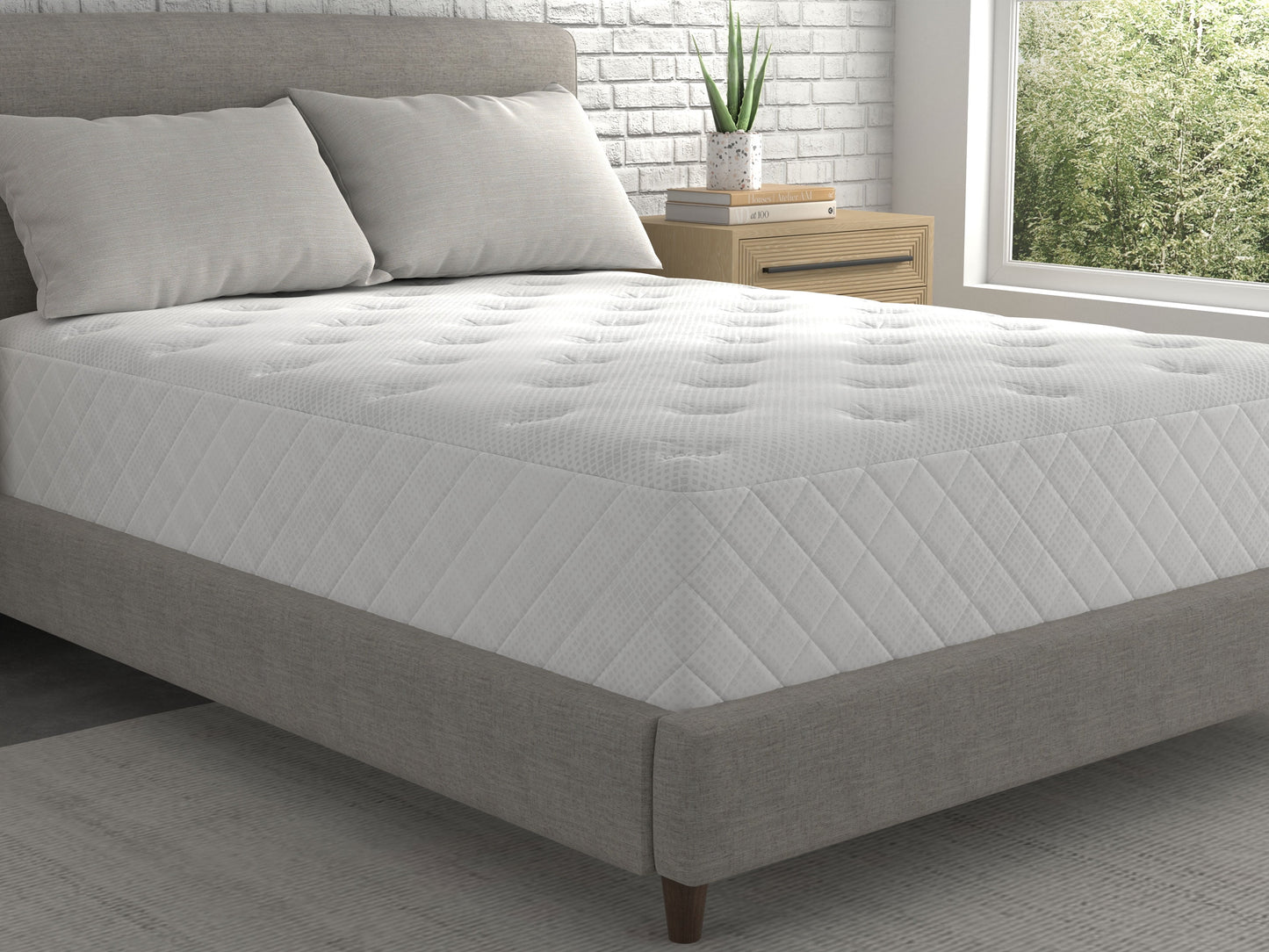 SleepFresh Clean, Cool & Firm 12in Medium Hybrid Full Bed Mattress