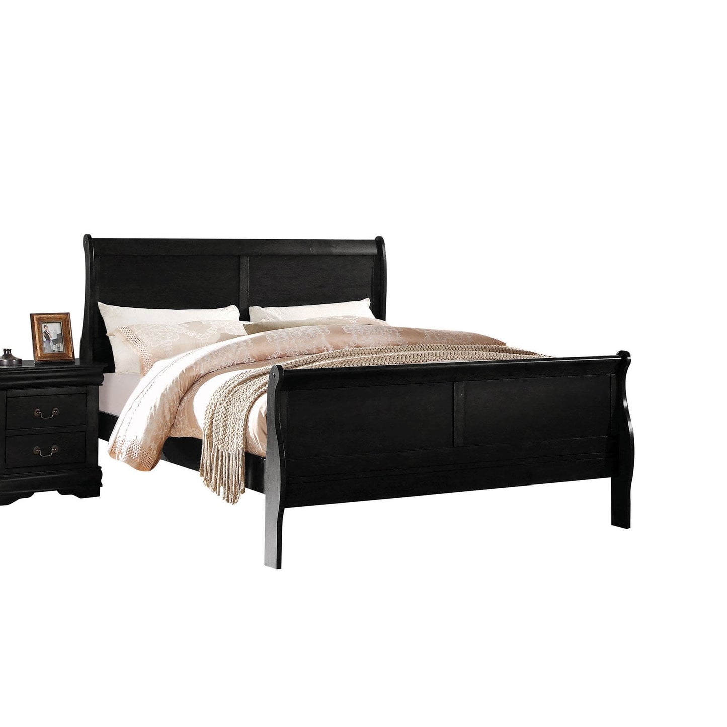 Simple Relax Full Bed, Black