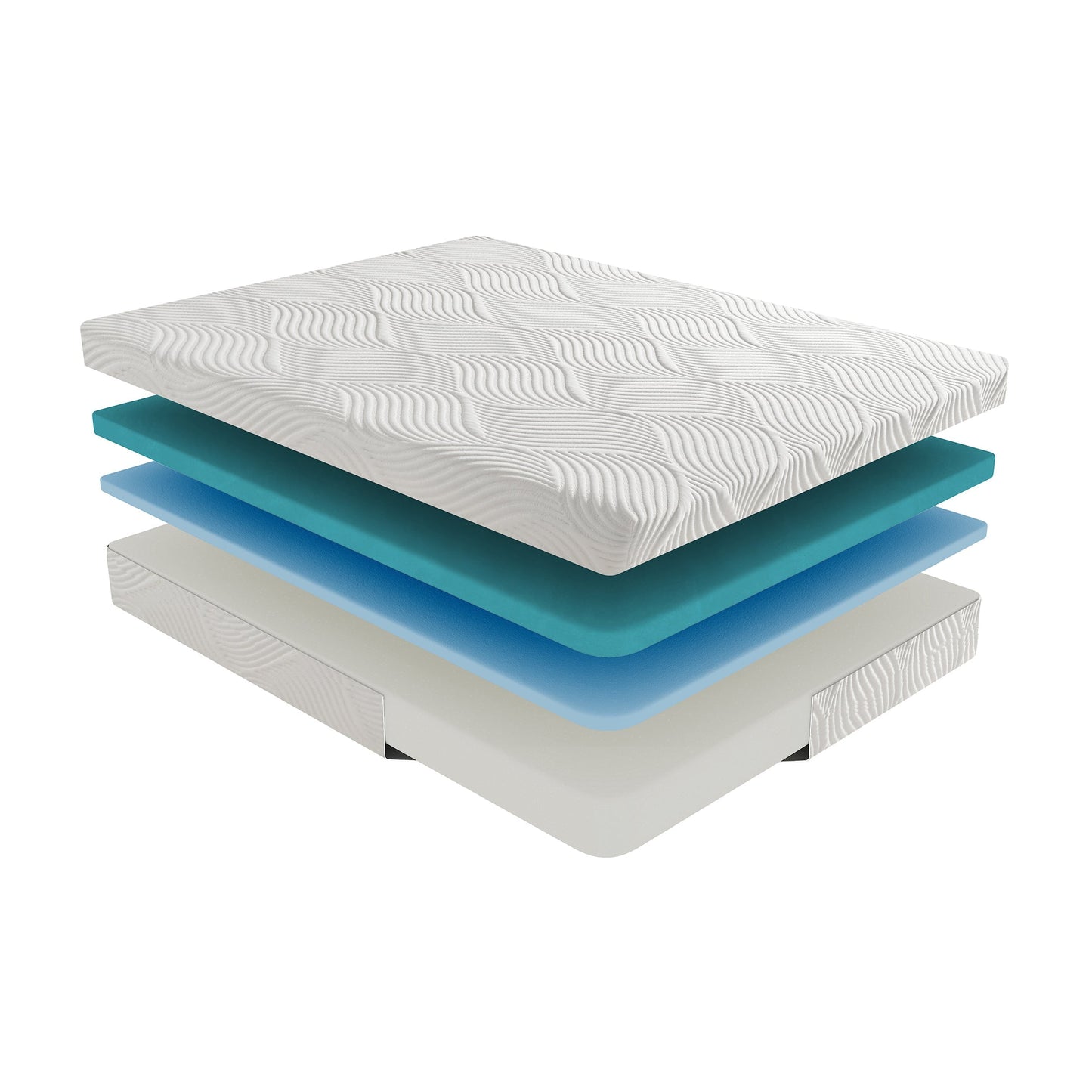 OakvillePark Malden 10-Inch Gel Infused Memory Foam Mattress, Cal King