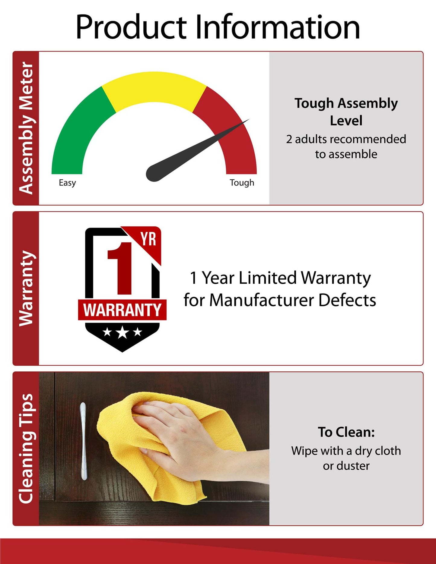 Novogratz Owen Mid-Century Modern 4 Drawer Dresser