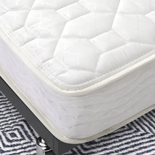 6in Comfort Twin Innerspring Mattresses, 2 Pack
