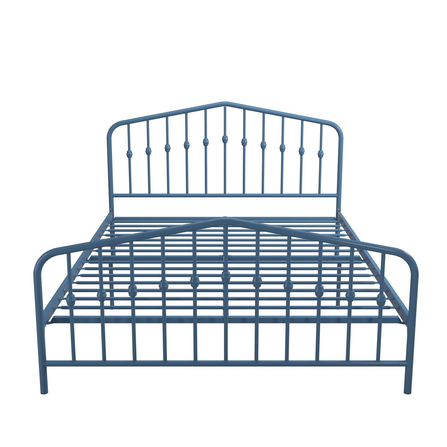 Novogratz Bushwick Metal Bed, Full, Sea Blue