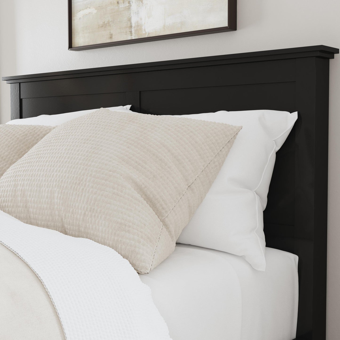 Oak Park Black Queen Bed, Nightstand and Dresser