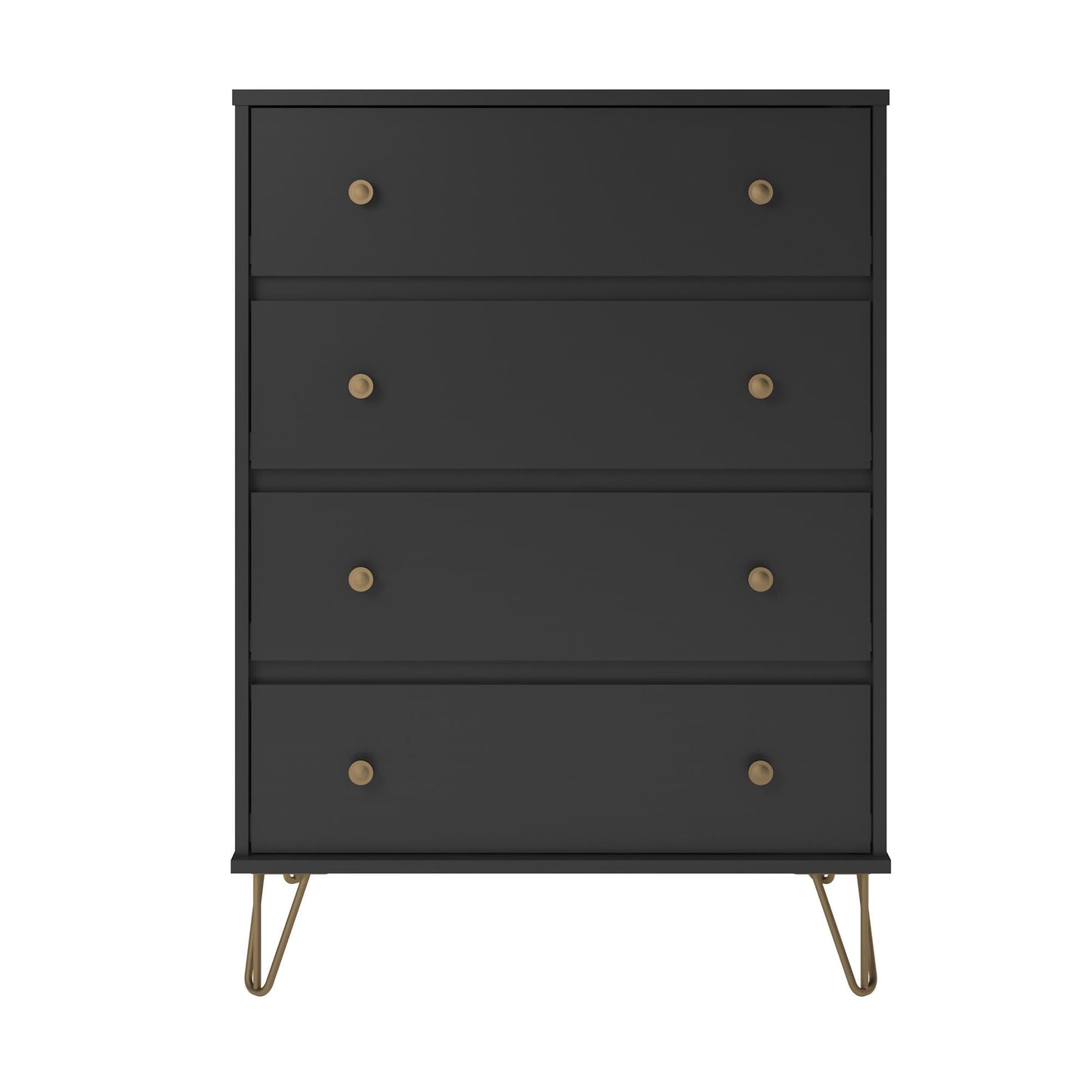Novogratz Owen Mid-Century Modern 4 Drawer Dresser