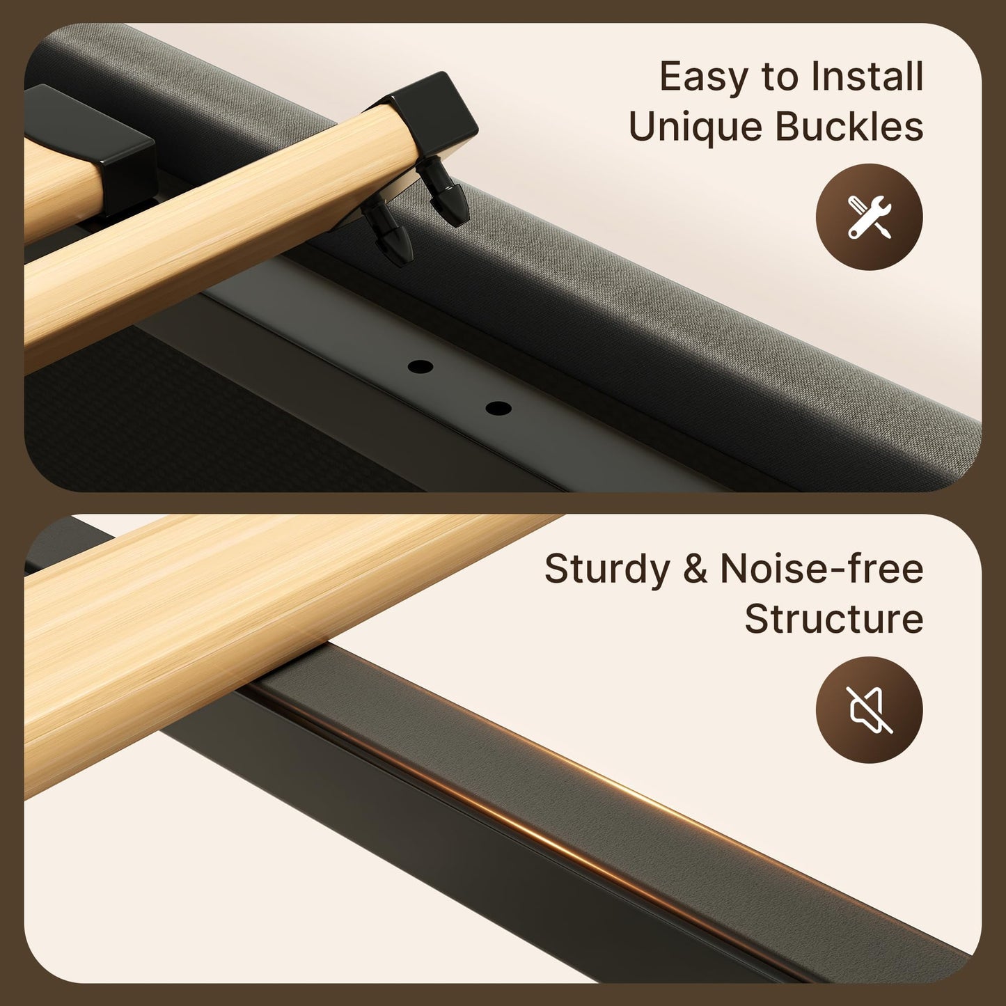 Lofka Gray Queen Size Lift Up Platform Bed Frame with Wingback Headboard and Storage