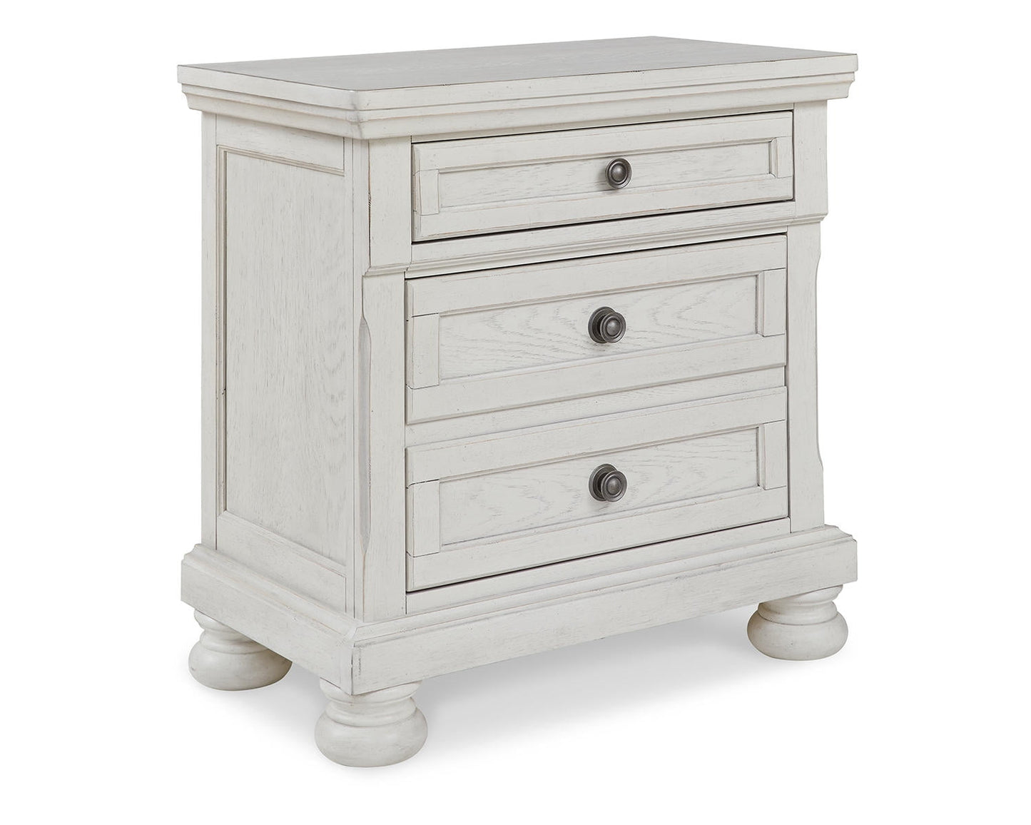 Ashley Signature Design Robbinsdale Antique White 2-Drawer Nightstand Furniture