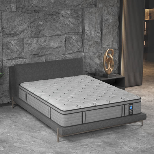 Slecofom 14-inch Hybrid Mattress Queen Size Firm & Comfortable for Adults & Teenagers