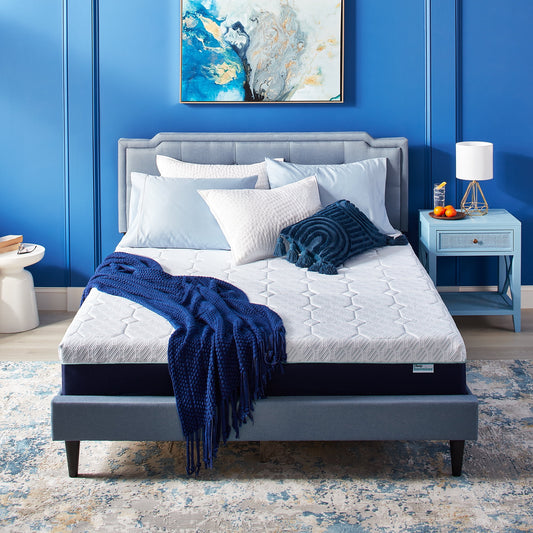 Sleep Innovations Ellis Advanced Cooling 12in Gel Memory Foam Mattress, Twin