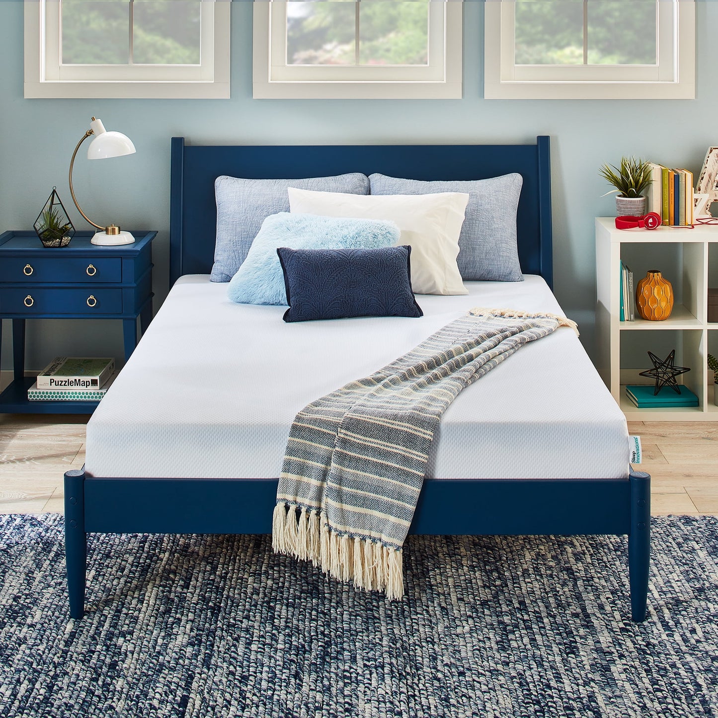 Sleep Innovations Marley 8in Cooling Gel Memory Foam Mattress, Full