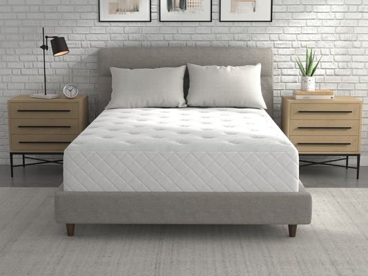SleepFresh Clean and Cool 12in Medium Hybrid Mattress - California King
