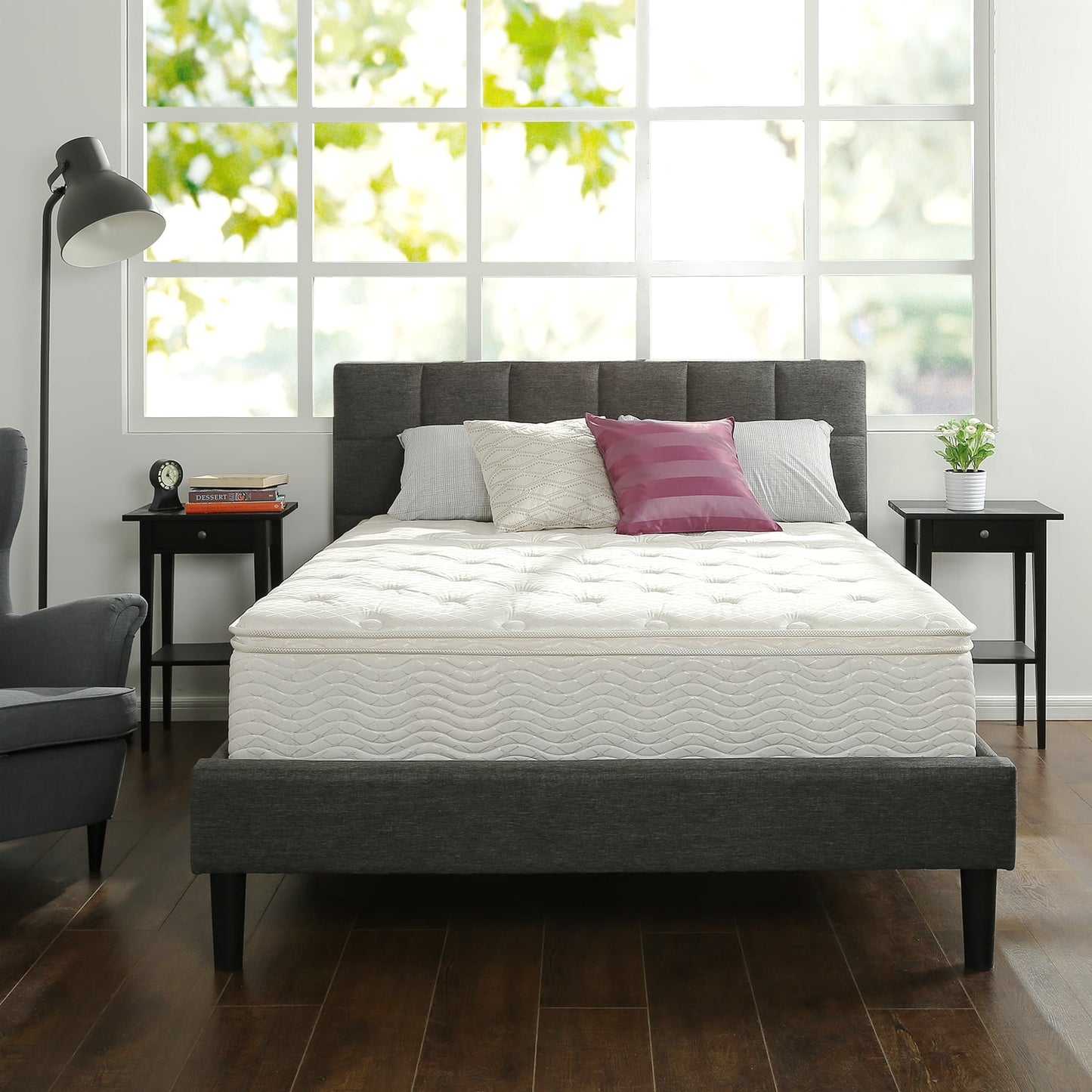 Slumber 1 by Zinus 12in Foam and Spring Mattress, Twin