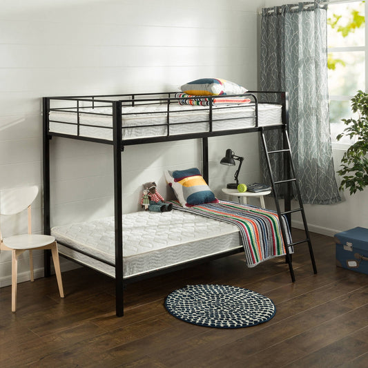 Zinus Slumber 1 Comfort 6in Twin Pack Bunk Bed Spring Mattress