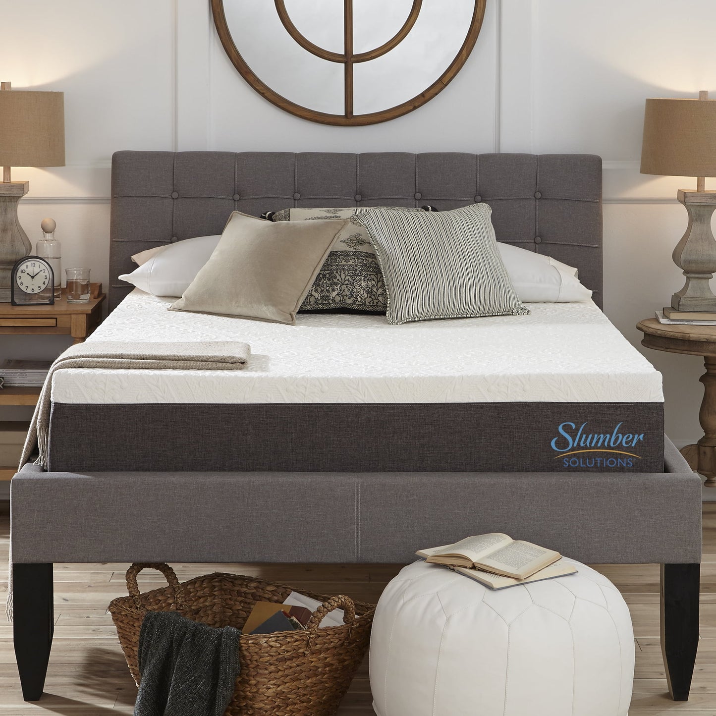 Slumber Solutions Respond 12in NRGel Memory Foam Mattress, Mattress-In-A-Box, Full