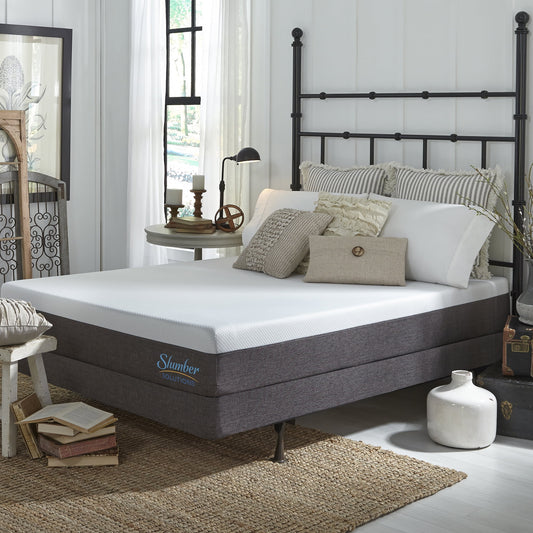 Slumber Solutions Restore 10in Gel Foam Mattress, Mattress-In-A-Box, King