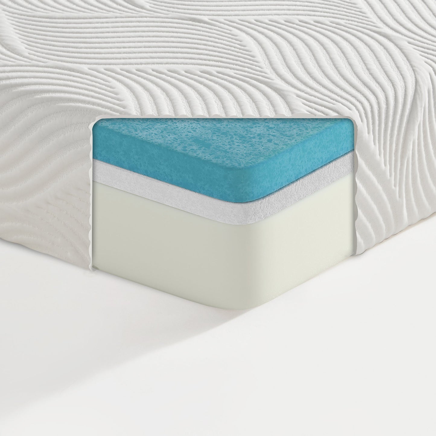 OakvillePark Popham 10-Inch Gel-Infused Memory Foam Mattress, Cal King