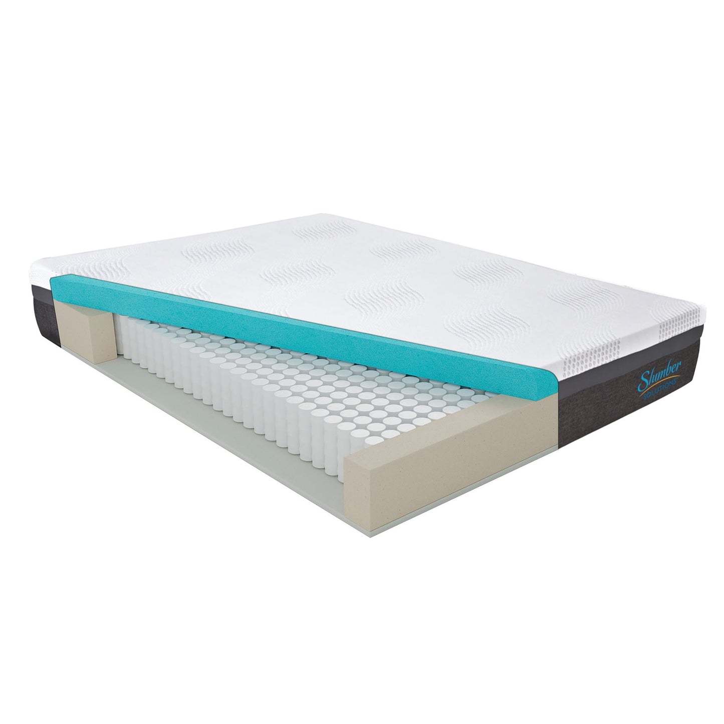 Slumber Solutions 10in Hybrid Mattress, Mattress-In-A-Box, Queen