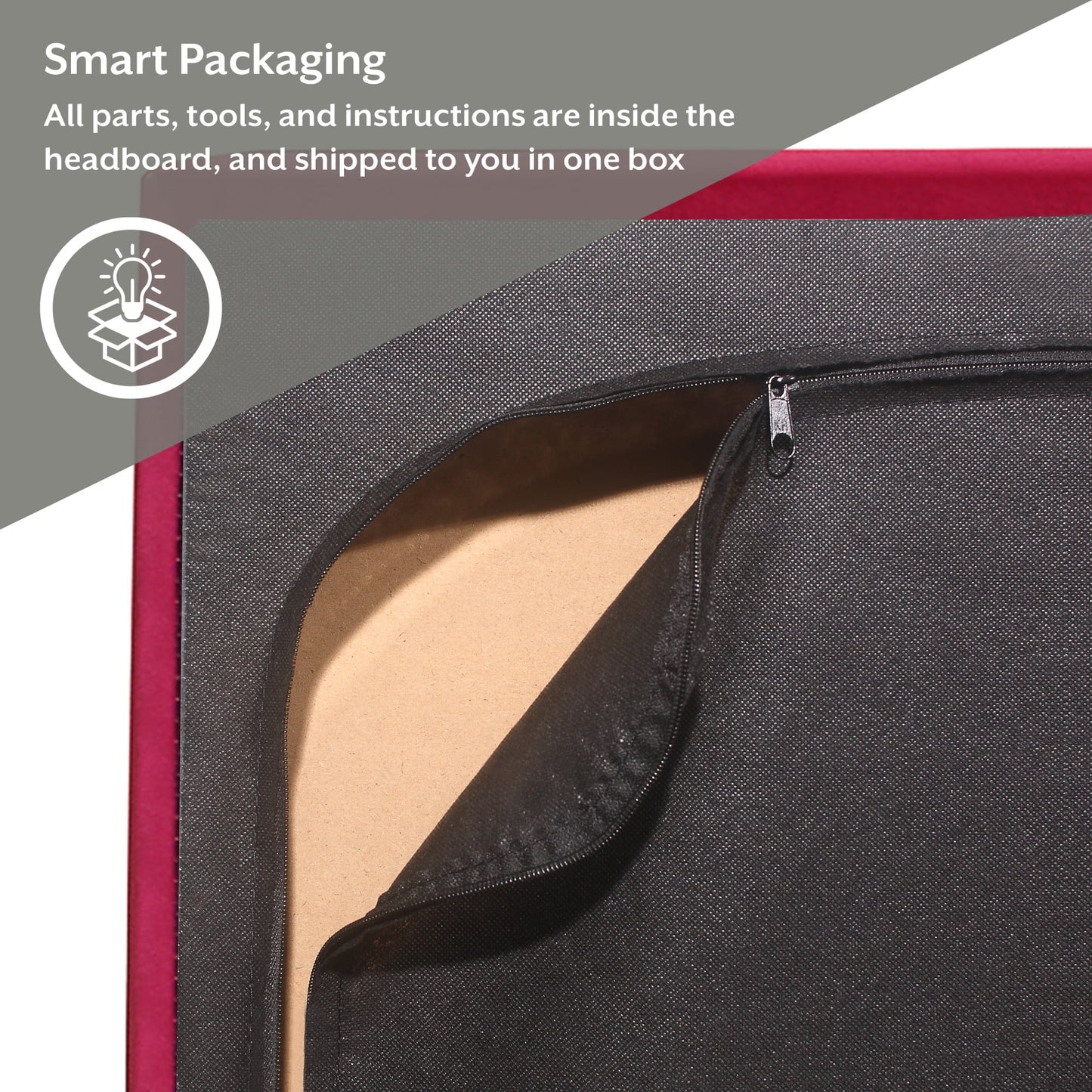 Skylar Nailhead Trim Upholstered Twin Platform Bed, Pink