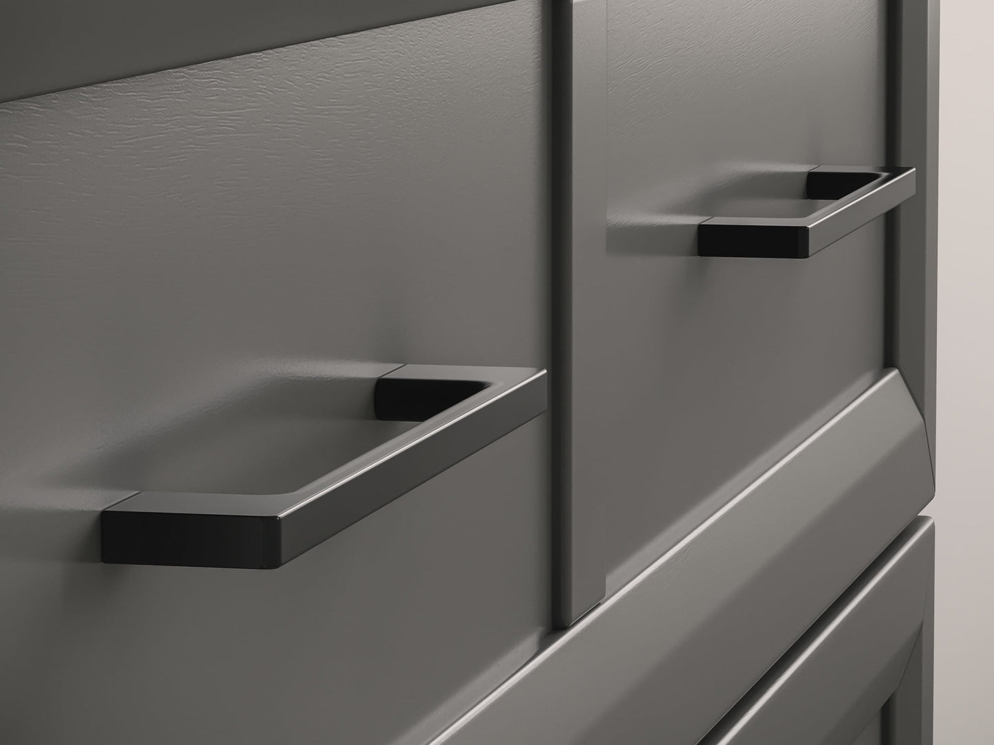 AFI Santa Fe Twin Wood Murphy Bed Chest with Mattress and Built-in Charger, Grey