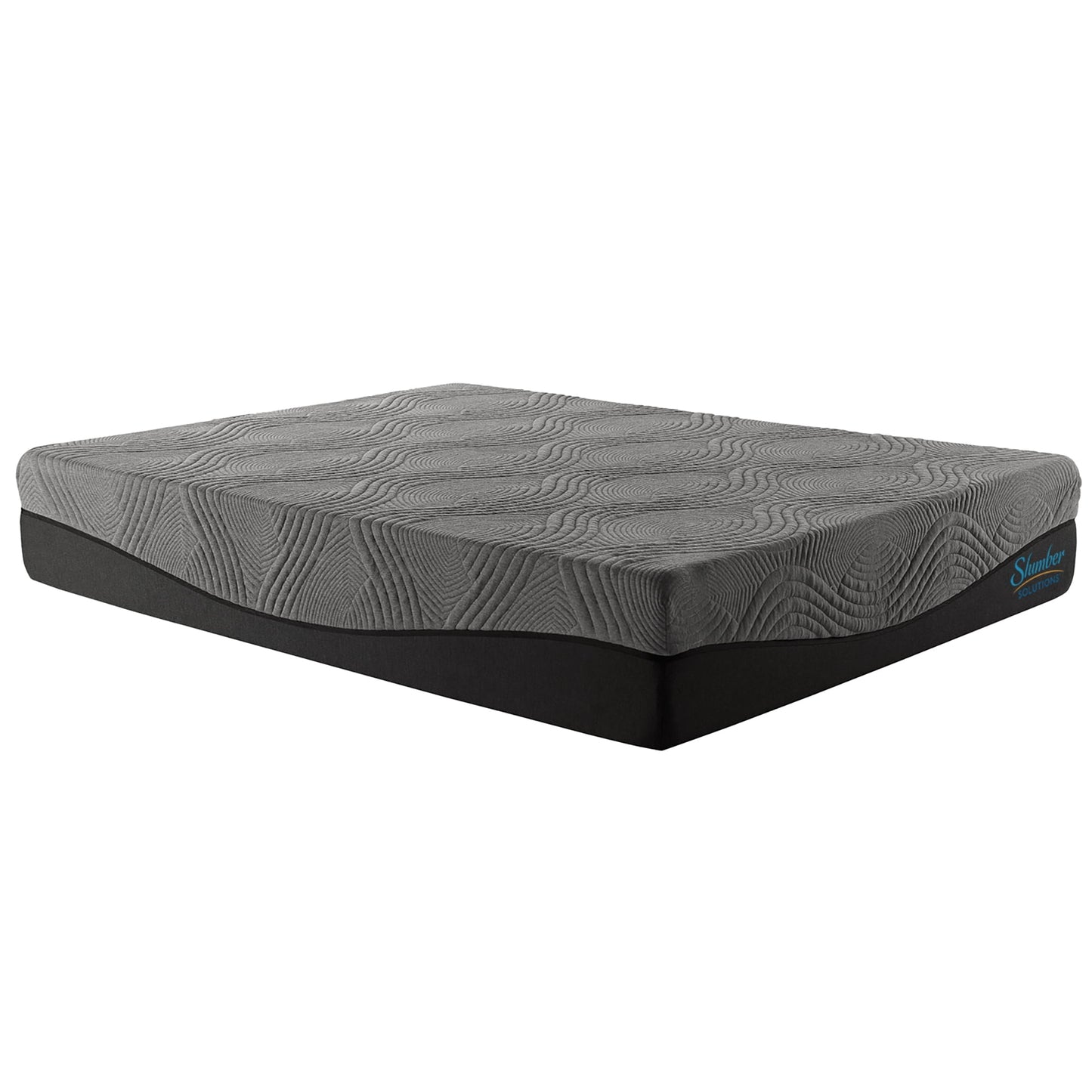 Slumber Solutions Active 12in Ebonite Memory Foam Mattress, Mattress-In-A-Box, Twin XL