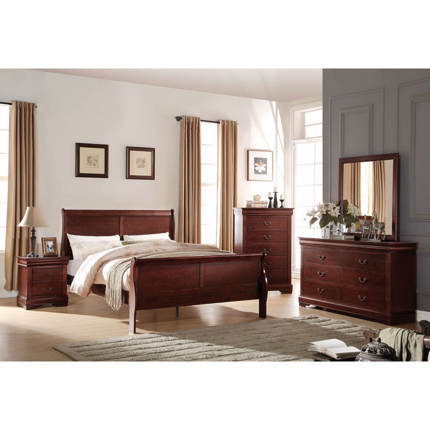 Simple Relax Full Bed, Black